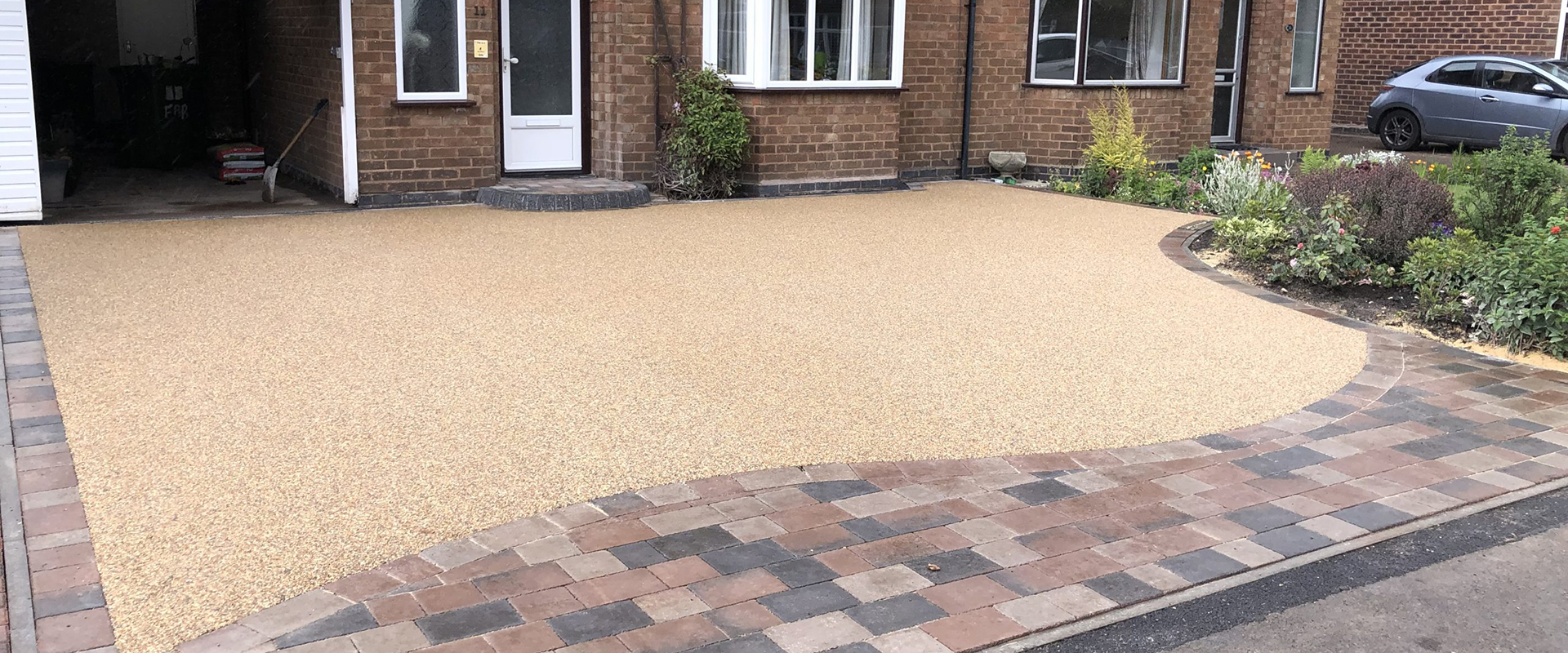 Resin driveway serving Chellaston